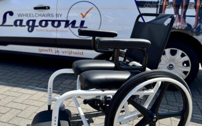 Gebruikte douche/toiletrolstoel krijgt een tweede leven